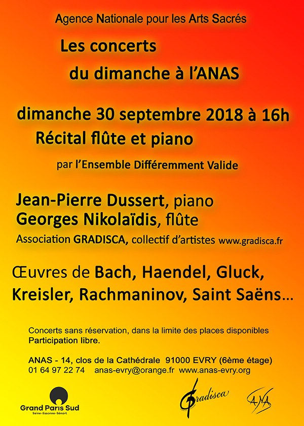 Récital flûte et piano par l'Ensemble Différemment Valide