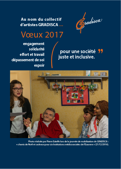 GRADISCA vous souhaite ses meilleurs voeux pour 2017