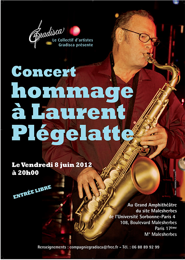 Concert en hommage à Laurent Plegelatte