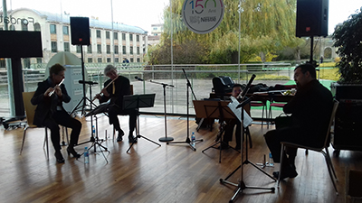 Concert de sensibilisation au handicap par l’Ensemble Les Soli d’Air à Nestlé